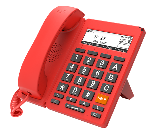 Flyingvoice FIP12WP-R Специальный красный двухканальный IP-телефон