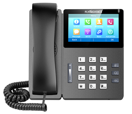 Flyingvoice FIP15G Высококачественный IP-телефон с сенсорным экраном