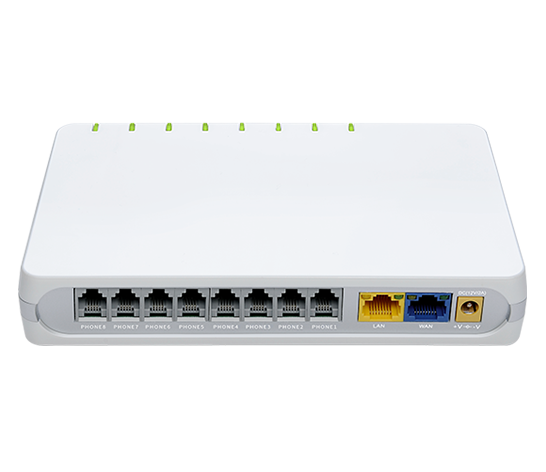 Flyingvoice G508 8-гигабитный VoIP-адаптер FXS