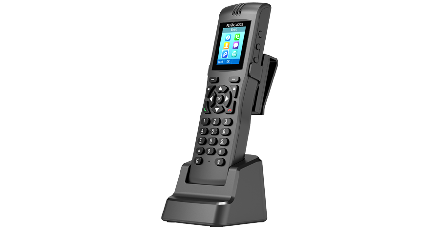 Flyingvoice FIP16Plus Портативный двухдиапазонный IP-телефон с зажимом для ремня