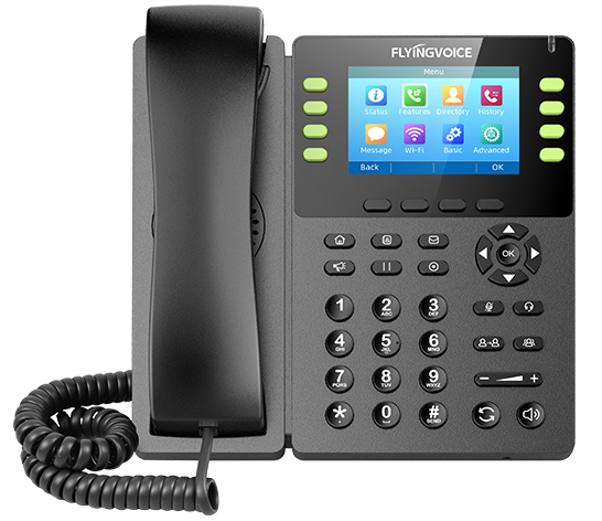 Flyingvoice FIP14G Корпоративный гигабитный IP-телефон с цветным экраном IPS