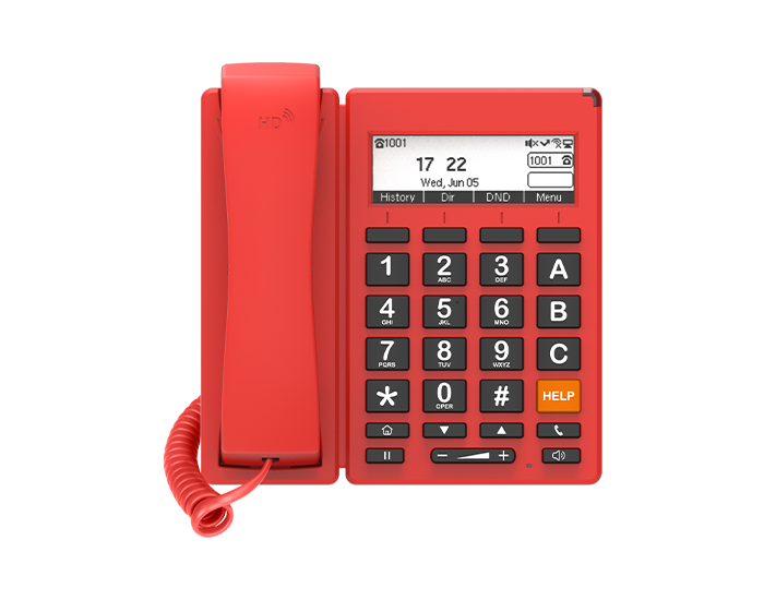 Flyingvoice FIP12WP-R Специальный красный двухканальный IP-телефон
