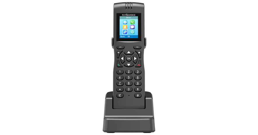 Flyingvoice FIP16Plus Портативный двухдиапазонный IP-телефон с зажимом для ремня