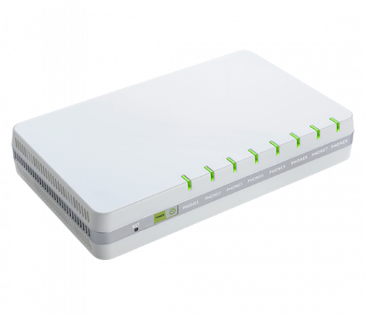 Flyingvoice G508 8-гигабитный VoIP-адаптер FXS