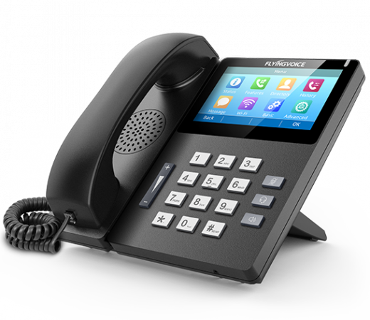 Flyingvoice FIP15G Высококачественный IP-телефон с сенсорным экраном