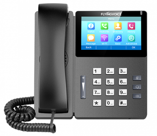Flyingvoice FIP15G Высококачественный IP-телефон с сенсорным экраном