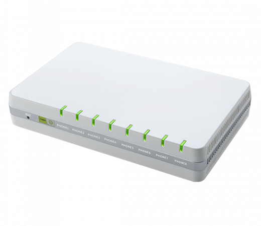 Flyingvoice G508 8-гигабитный VoIP-адаптер FXS