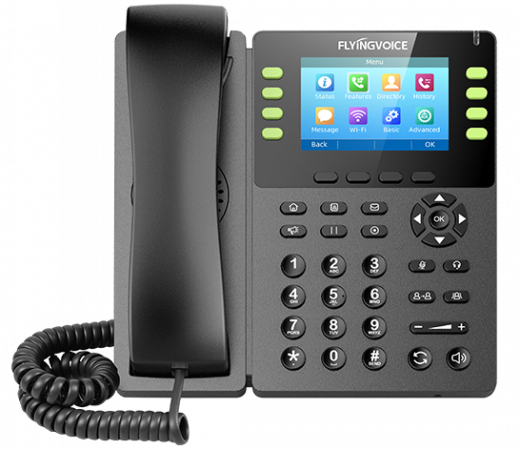 Flyingvoice FIP14G Корпоративный гигабитный IP-телефон с цветным экраном IPS