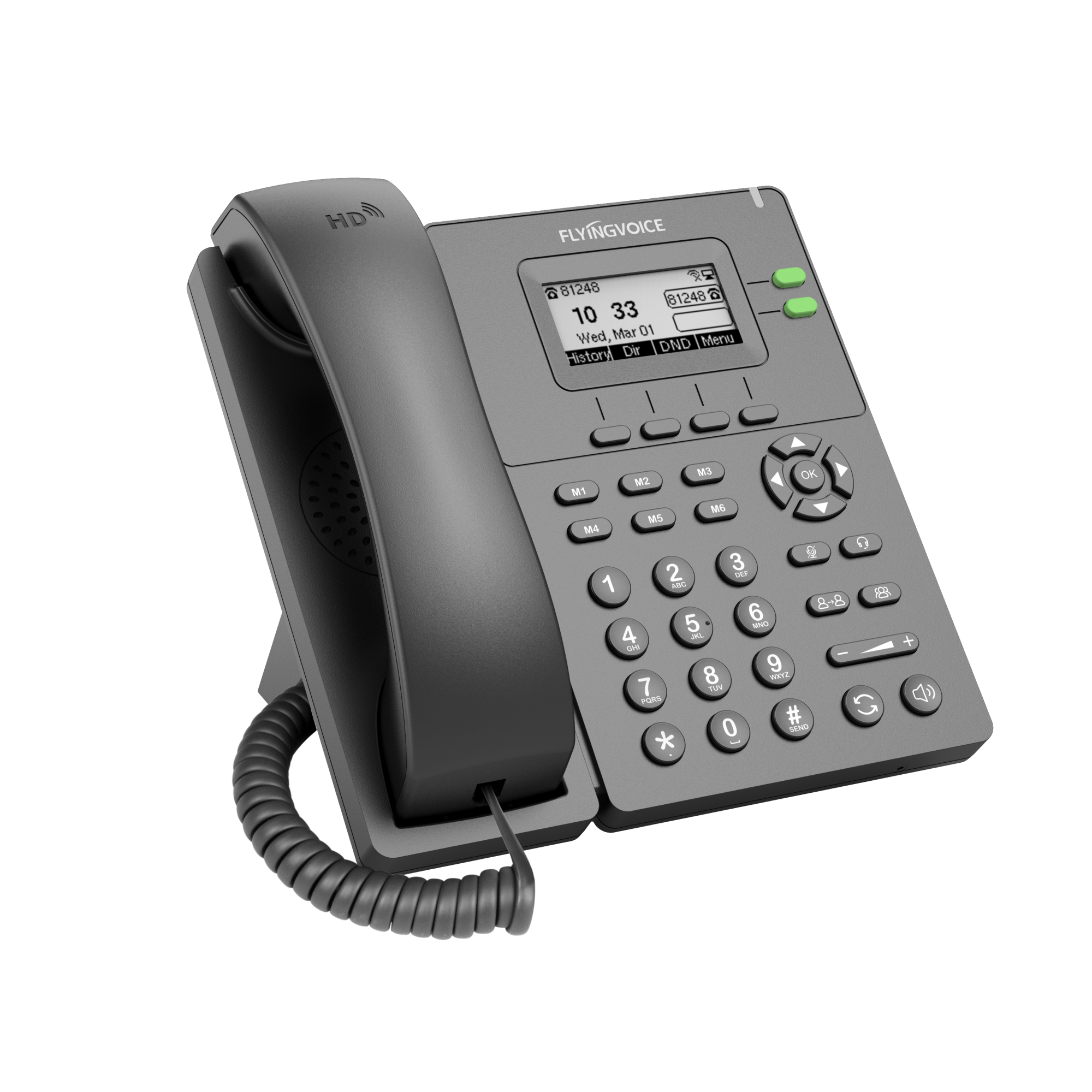 Flyingvoice P20 Бизнес-IP-телефон с двумя линиями