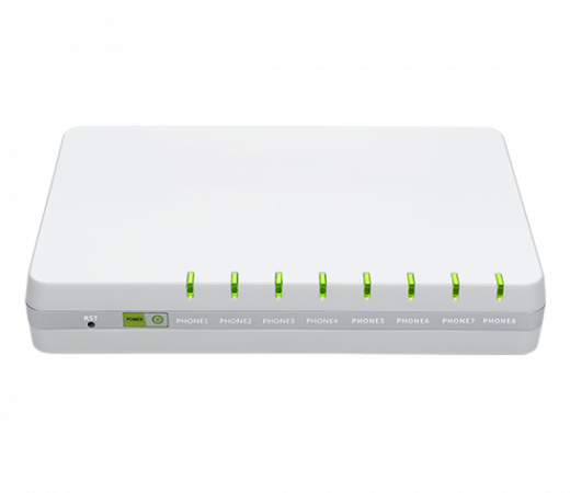 Flyingvoice G508 8-гигабитный VoIP-адаптер FXS