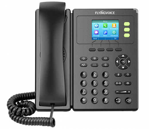 Flyingvoice FIP11C Базовый IP-телефон для бизнеса с цветным экраном