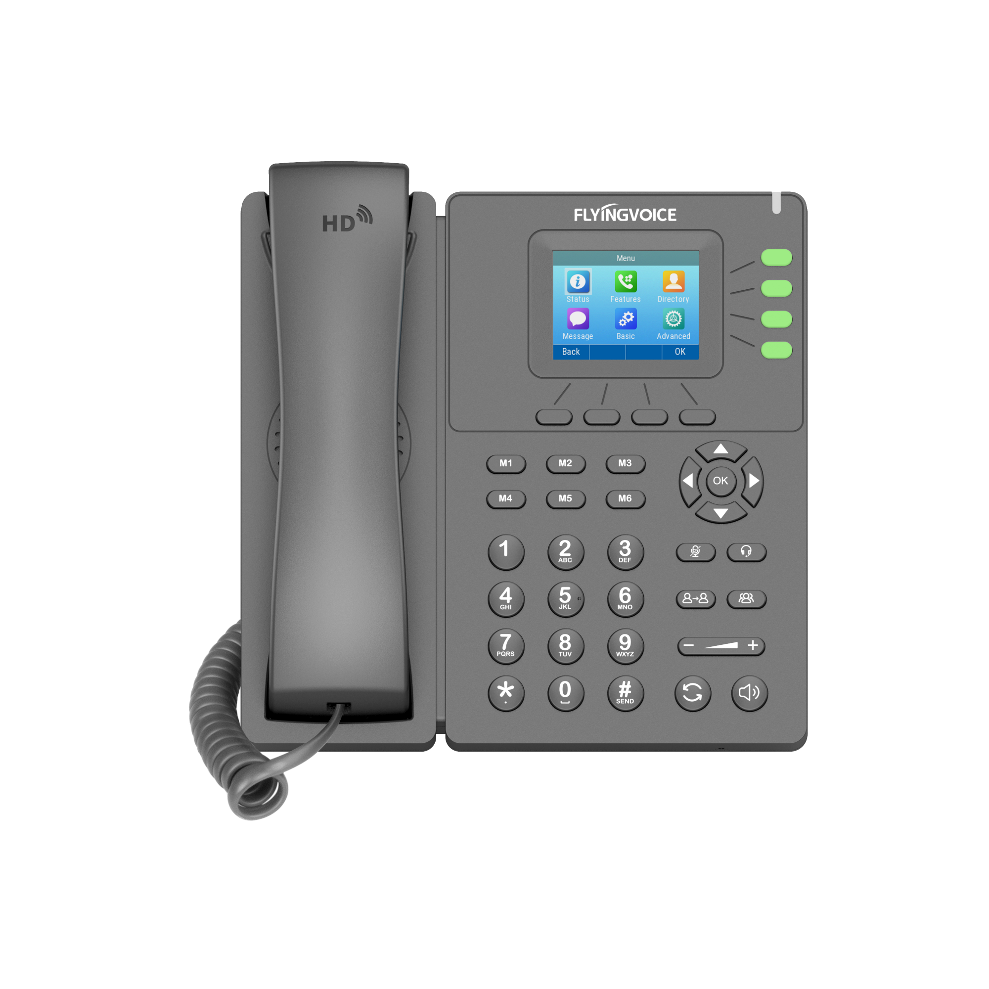 Flyingvoice P21 Бизнес-телефон с цветным экраном
